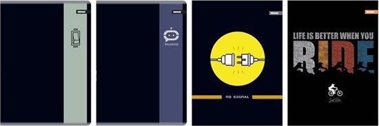 Picture of Interdruk Zeszyt A5/60K kratka Men Vibe (5szt)