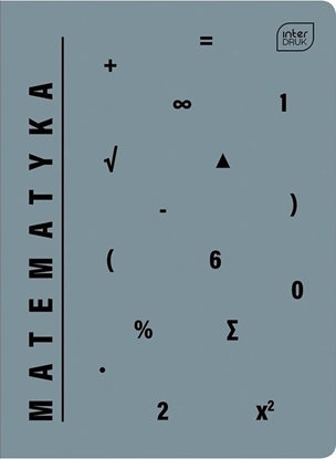Attēls no Interdruk Zeszyt A5/60K kratka UV Matematyka (10szt)