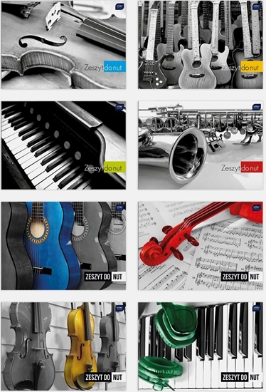 Picture of Interdruk Zeszyt do nut A5/16K (10szt)