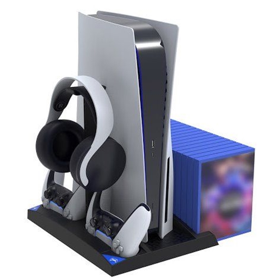 Picture of iPega iPega P5013 Charger and Cooling Station for PS5 and PS5 Controller Black