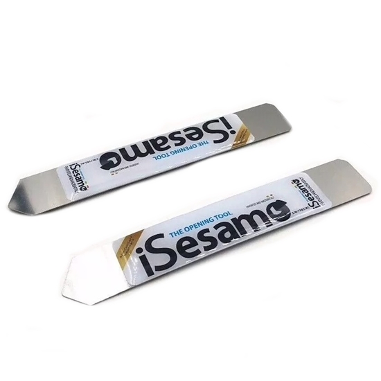 Picture of iSesamo nerūsējošā tērauda metāla rīks planšetdatoru atvēršanai un izjaukšanai dubultplats elastīgs
