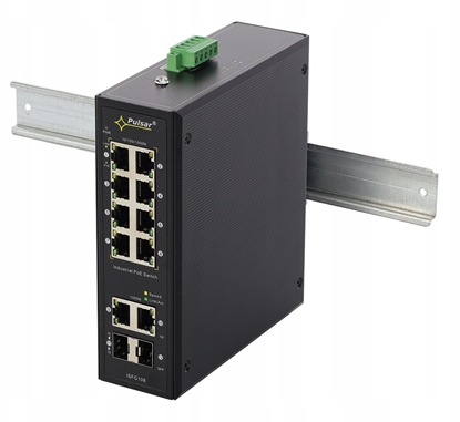 Attēls no ISFG108 Switch przemysowy PoE (8xPoE,