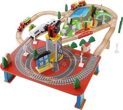 Picture of Iso Trade Kolejka drewniana - pocig na baterie