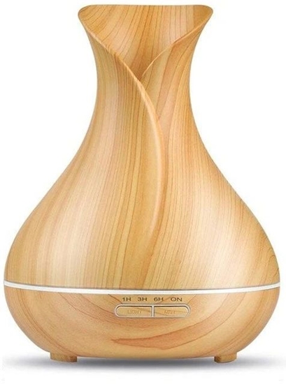 Picture of IVY D2 3in1 Aroma Diffuser - Humidifier - 1.5W Night atmosphere USB lamp 11cm / 300ml Light Wood
