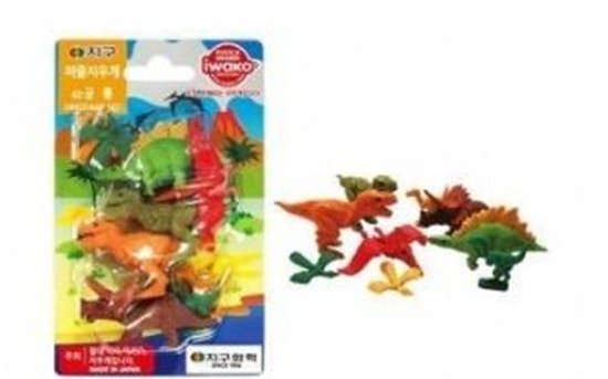 Изображение Iwako Zestaw gumek do cierania - Dionzaury (258961)