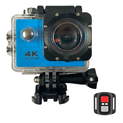 Attēls no iWear K1 Ultra HD 4K 16Mpix Wi-Fi Sport Camera with 2'' LCD Remote & 8x Fixation Set