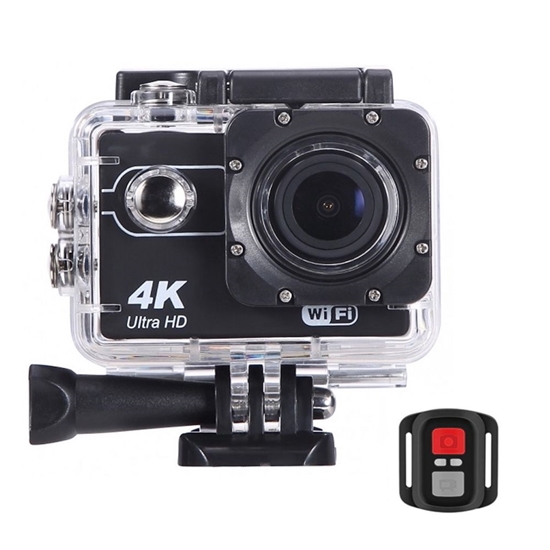 Picture of iWear K1 Ultra HD 4K 16Mpix Wi-Fi Sport Camera with 2'' LCD Remote & 8x Fixation Set