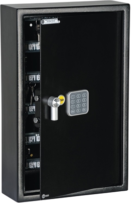 Изображение Yale YKB/550/DB1, Wall safe, Black, Electronic, Key, 350 mm, 130 mm