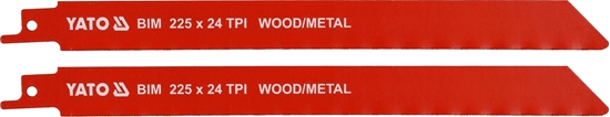Изображение Yato brzeszczoty BIM 225mm 24TPI 2 sztuki (YT-33934)