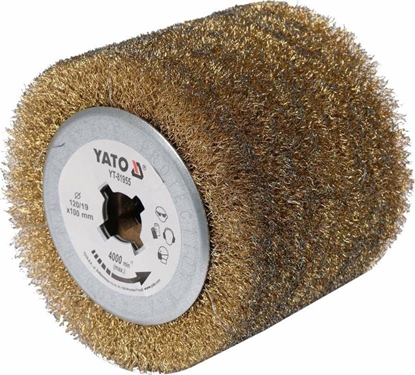Изображение Yato YATO SZCZOTKA DO SATYNIARKI DRUT STALOWY 120x100x19mm
