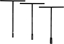 Attēls no Yato klucze nasadowe typ T 8, 10, 13mm/300mm 3 sztuki, zawieszka (YT-15791)