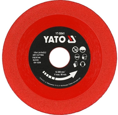 Picture of YATO TARCZA DIAMENTOWA 125mm x 22,23mm