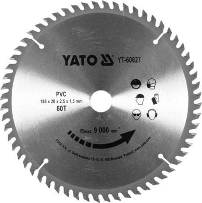 Изображение Yato tarcza do cicia PCV 185x60x20 (YT-60627)