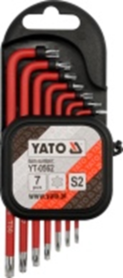 Picture of Yato Zestaw kluczy trzpieniowych torx typ L T9-T30 7szt. (YT-0562)