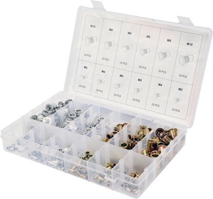 Picture of Yato Zestaw nitonakrtek stalowych i aluminiowych M3 - M10 300szt. (YT-36480)