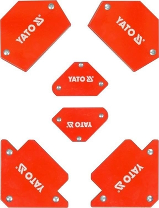 Picture of Yato ZESTAW SPAWALNICZYCH ktowniki MAGNET 6 SZT.