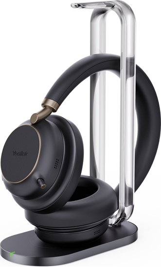 Изображение Yealink BH76 Plus + Charging Stand Teams USB-C/A Zestaw suchawkowy Bezprzewodowy Opaska na gow Poczenia/muzyka USB Type-C / USB Type-A Bluetooth Podstawka do adowania Czarny