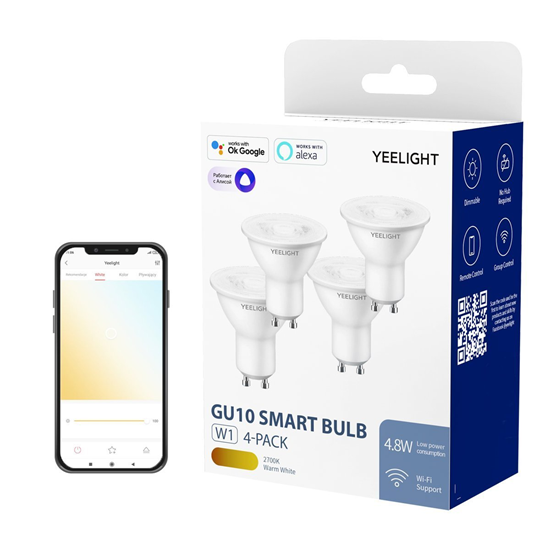 Picture of Yeelight GU10 Dimmable Bulb (White) 4pcs