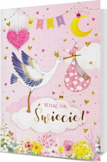 Picture of Yeku Karnet B6 Narodziny dziewczynka