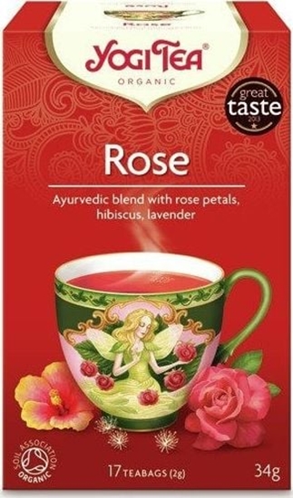 Picture of Yogi Tea YOGI TEA_Rose ajurwedyjska herbatka z ro hibiskusem i lawend 17 saszetek