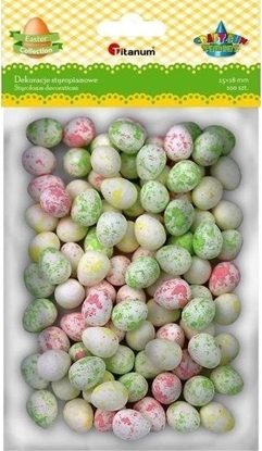 Picture of Jajka styropianowe 15x18mm 3 kolory 100szt