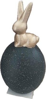 Picture of Jajko ceramiczne nakrapiane ze zotym zajcem