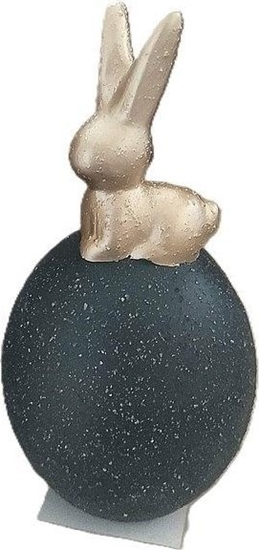 Picture of Jajko ceramiczne nakrapiane ze zotym zajcem