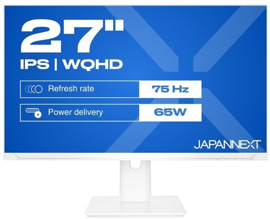 Picture of JAPANNEXT 68,5cm JN-IPS270WQHD75F-C65W-HSP-W HDMI/DP WQHD