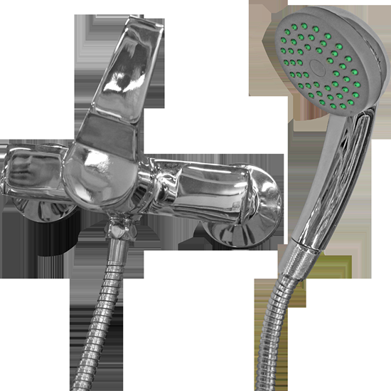 Picture of Jaucējkrāns dušas ar dušas komplektu F-7|40K Flora