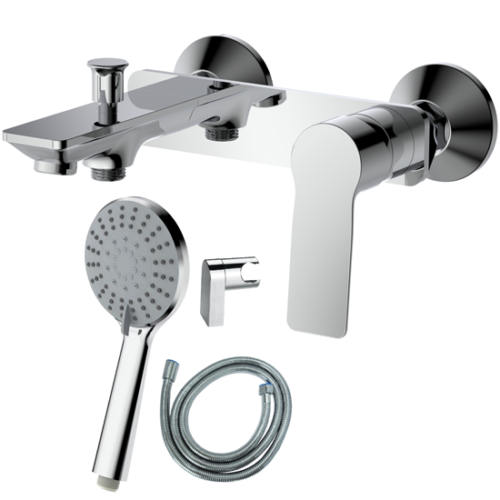 Picture of Jaucējkrāns vannas AB BRUCE IS, ar dušas kompl., h