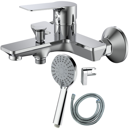 Attēls no Jaucējkrāns vannas AB BRUCE, ar dušas komplektu, h