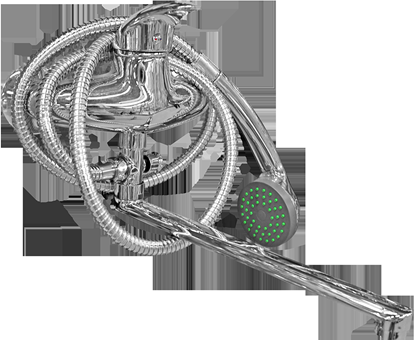 Изображение Jaucējkrāns vannas ar dušas komplektu B-5|40K Bull