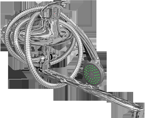 Изображение Jaucējkrāns vannas ar dušas komplektu B-5|40K Bull