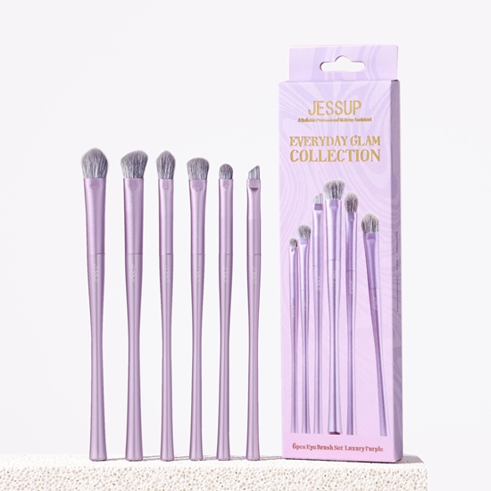 Picture of JESSUP_SET Luxury Purple Eye Brush zestaw pdzli T516 6szt.