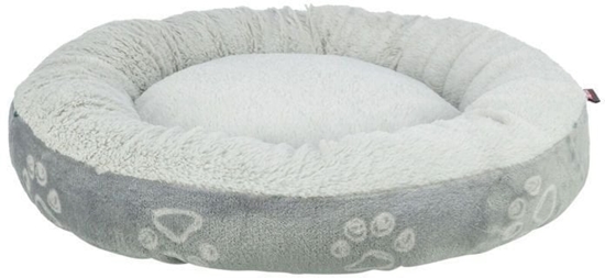 Изображение Jimmy Soft, legowisko, dla psa/kota, plusz/flanela, okrge, jasnoszare, 70 cm