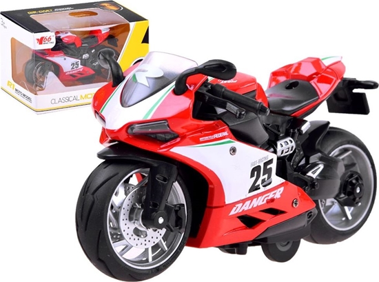 Picture of Jokomisiada Diecast model Motocykl z nacigiem zabawka ZA3933