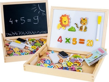 Picture of Jokomisiada Drewniana TABLICA magnetyczno kredowa + akc TA0072