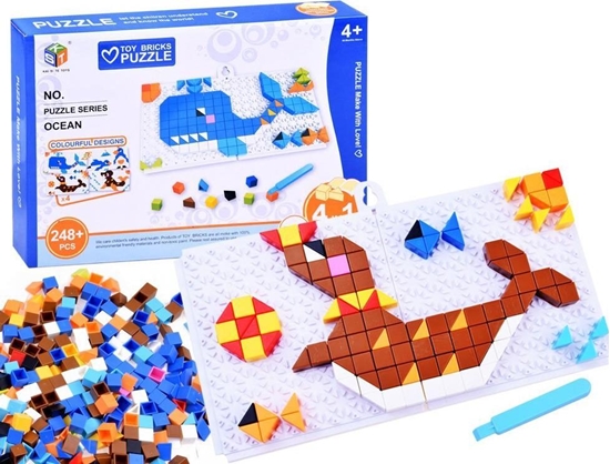 Picture of Jokomisiada Edukacyjna ukadanka Mozaika klocki obrazki ZA2667