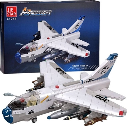 Picture of Jokomisiada Klocki konstrukcyjne samolot szturmowy 683-elementy ZA4622