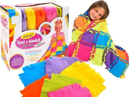 Изображение Jokomisiada Kocyk patchwork zestaw kreatywny DIY polar ZA1551