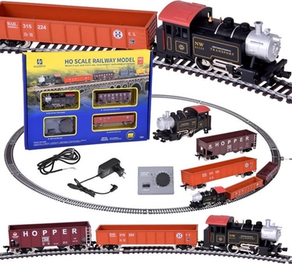 Picture of Jokomisiada Kolejka elektryczna klasyczny parowóz z jednostk sterujc H0 1:87 RC0643