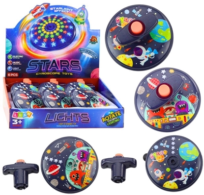 Picture of Jokomisiada Kolorowy wieccy Dysk Kosmos Ufo Krccy Bczek Spinning Top