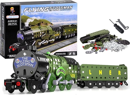 Picture of Jokomisiada Konstrukcyjne metalowe klocki parowóz 340el ZA3869