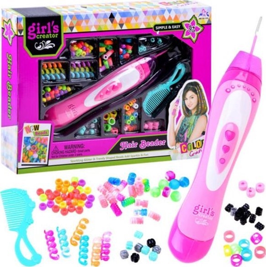 Picture of Jokomisiada Koraliki i ozdoby zestaw do wosów maszynka ZA3673