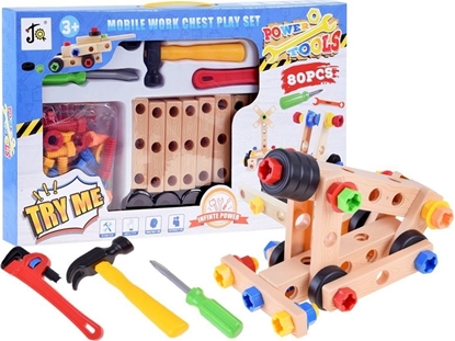 Picture of Jokomisiada Kreatywne KLOCKI KONSTRUKCYJNE Zestaw 80el ZA3110