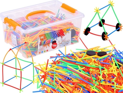 Picture of Jokomisiada Kreatywne klocki rurki patyczki 1000-ele ZA3672