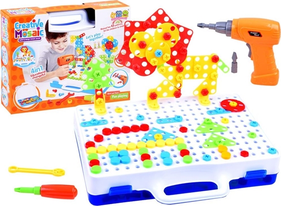 Picture of Jokomisiada Kreatywny zestaw klocki 237 ele. wkrtarka ZA3969