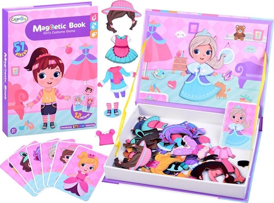 Picture of Jokomisiada Ksika ukadanka magnetyczna Lalka ubrania ZA3766