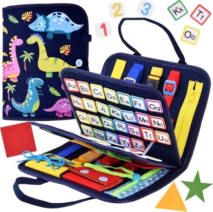 Picture of Jokomisiada Materiaowa kolorowa ksika manipulacyjna sensoryczna dla dzieci ZA4831