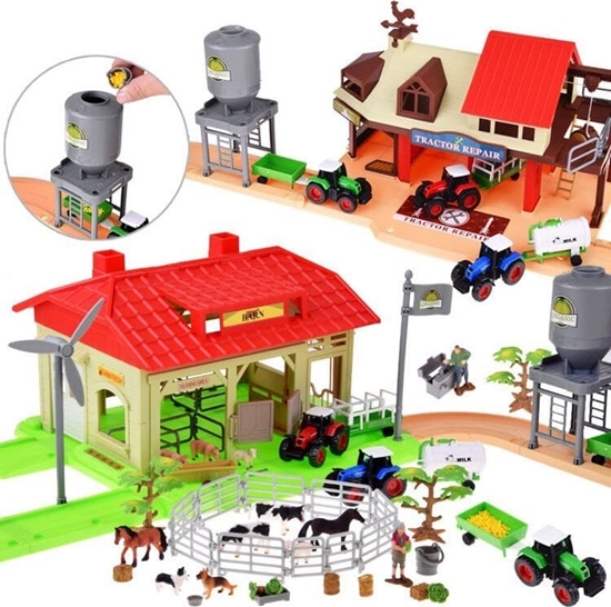 Picture of Jokomisiada Mega dua Farma 125el gospodarstwo traktory zwierzta akcesoria ZA4823